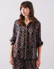 East Jesi Print Satin Blouse, Multi (MULTI), large