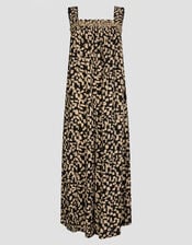 Ania Geometric Print Jumpsuit, Black (BLACK), large