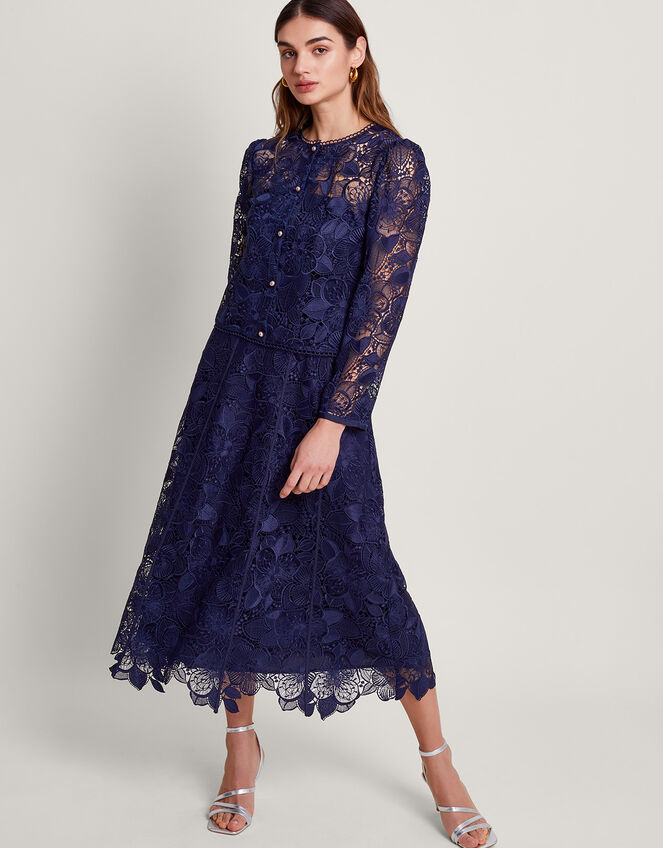 Abelia Bandeau Dress, Blue (NAVY), large