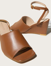 Wedge Sandals, Tan (TAN), large