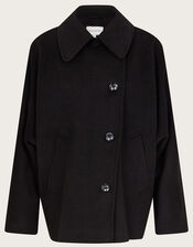Didi Dolman Sleeve Coat, Black (BLACK), large