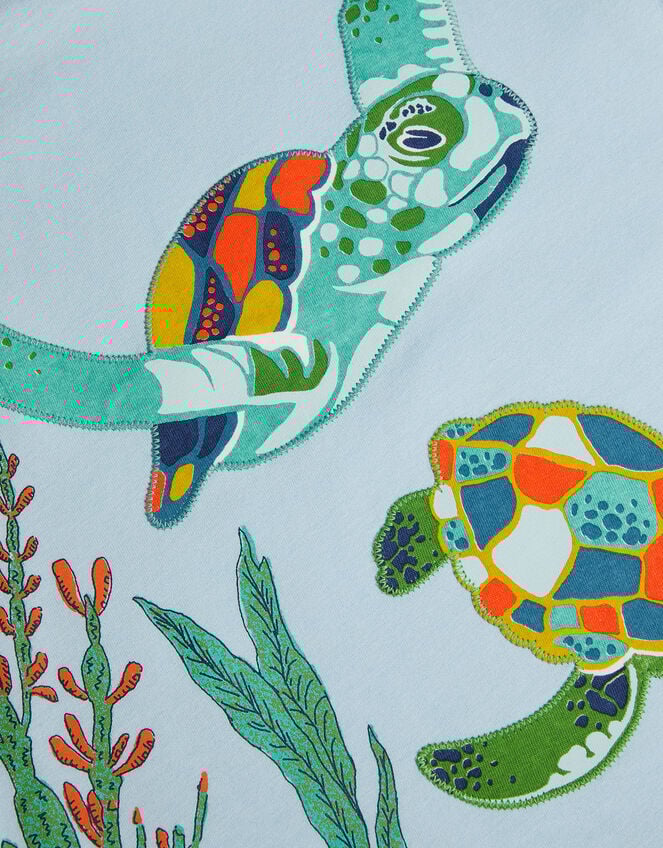 Turtle T-Shirt, Blue (BLUE), large