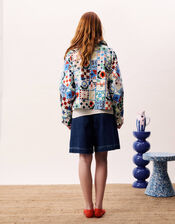 FRNCH Zizania Tile Print Jacket, Multi (MULTI), large