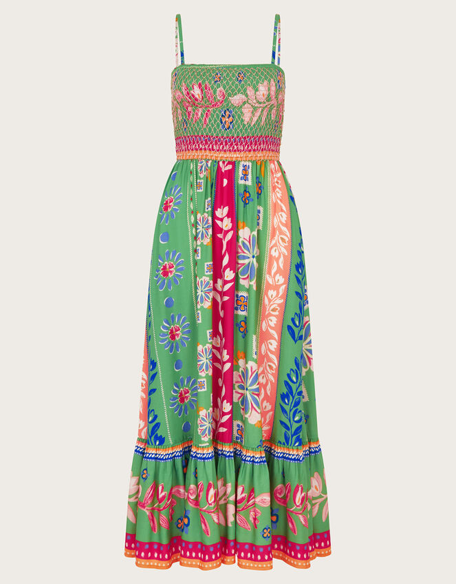 Poppie Bandeau Dress, Green (GREEN), large