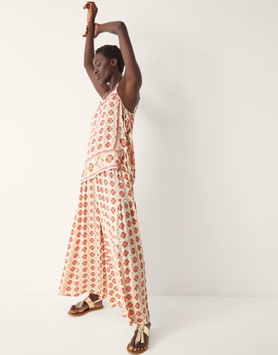 Maddie Floral Print Cami Top, Ivory (IVORY), large