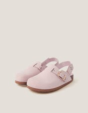 Cutwork Mules, Pink (PINK), large