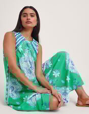 Louise Scarf Dress, Blue (TURQUOISE), large