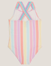 Stripe Pastel Swimsuit , Multi (MULTI), large