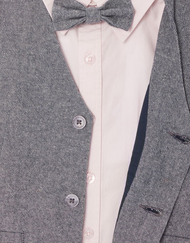 Three-Piece Waistcoat and Shirt Set, Grey (GREY), large