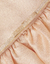 Layla Jacquard Bubble Dress, Gold (GOLD), large