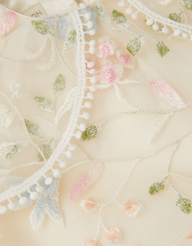 Baby Floral Embroidered Swing Dress, Multi (MULTI), large