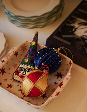 Anna + Nina Gleam Diamanté Christmas Bauble, , large