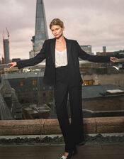 Ava Tuxedo Jacket, Black (BLACK), large