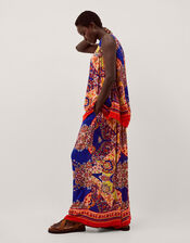 Padma Printed Palazzo Trousers, Blue (COBALT), large