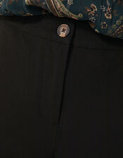 Blake Crop Flare Trousers, Black (BLACK), large