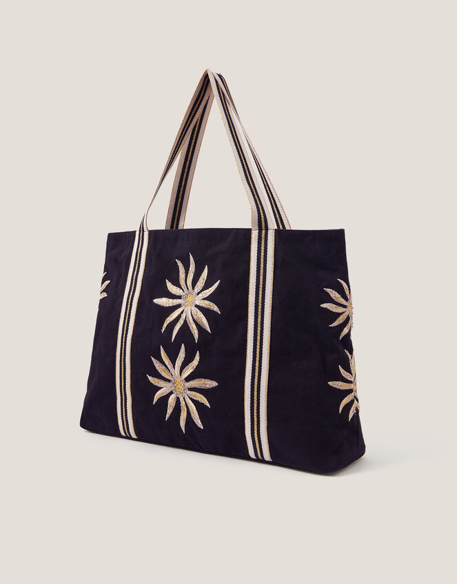 Tashie Sun Embroidered Tote Bag, , large