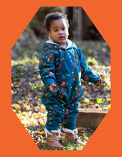 Little Green Radicals Reversible Cosy Suit, Green (GREEN), large