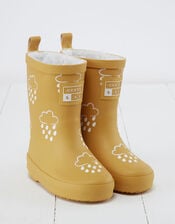 Grass and Air Colour-Revealing Welliies, Yellow (OCHRE), large