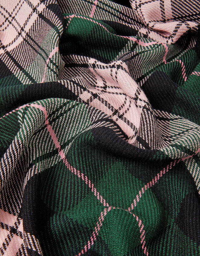 Sarah Check Scarf, Pink (PINK), large