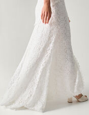 Sienna Lace Maxi Wedding Dress, Ivory (IVORY), large