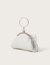 Diamante Bow Bangle Bag, , large