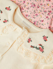 Baby Rosie Top & Floral Leggings Set, Pink (PINK), large