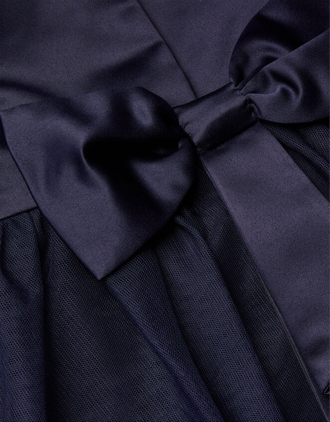 Baby Tulle Bridesmaid Dress , Blue (NAVY), large