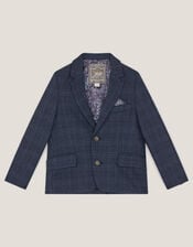 Oliver Check Pocket Detail Blazer, Blue (NAVY), large