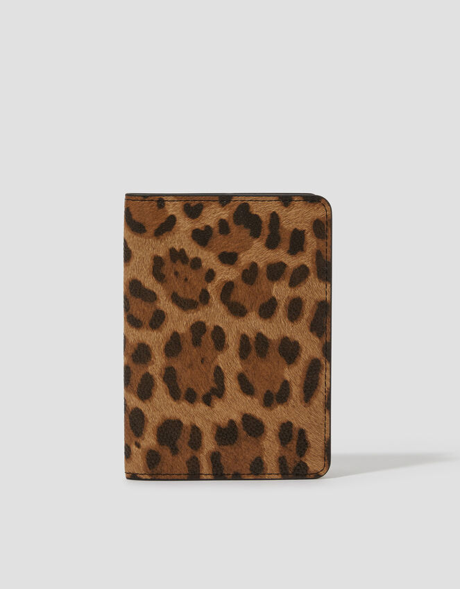 Leopard Print Passport Holder, , large