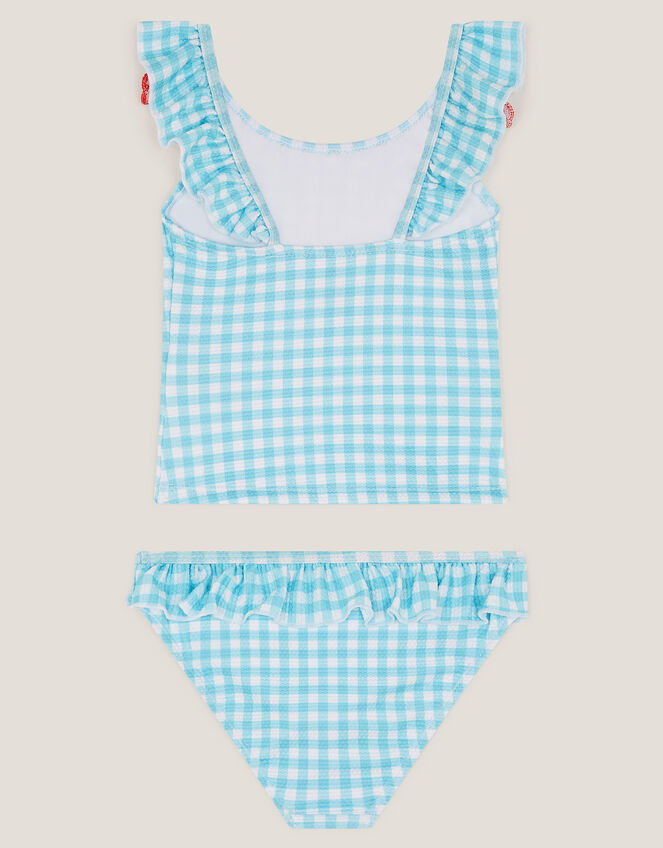 Cherry Gingham Tankini Set , Green (GREEN), large