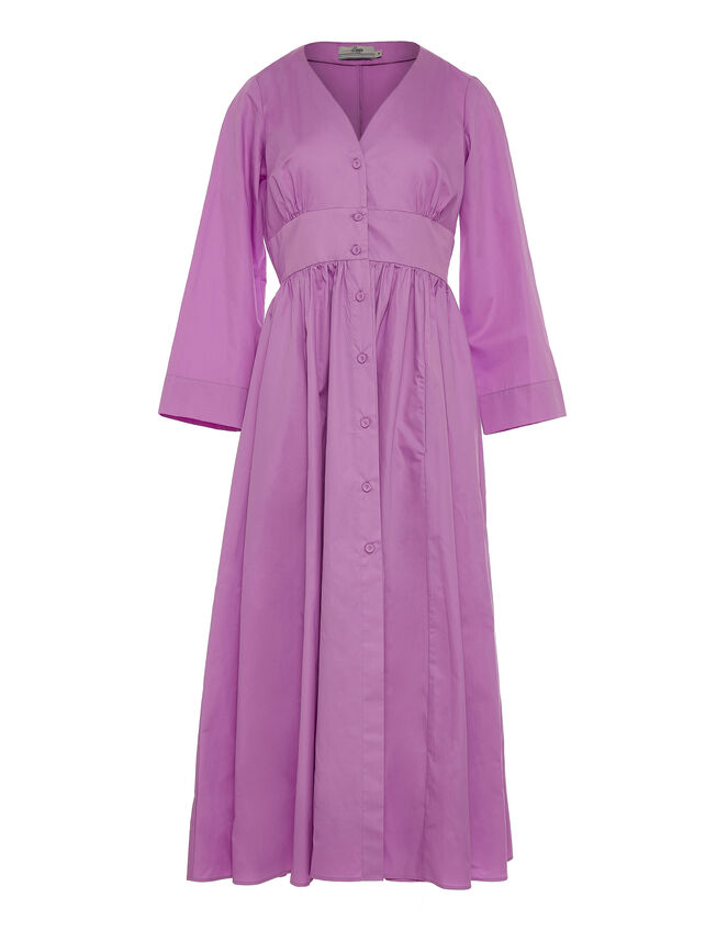 Devotion Twins Cycle Button-Front Maxi Dress, VIOLET, large