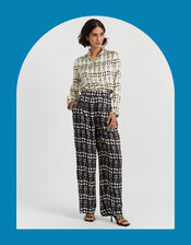 Chinti & Parker Queen of Hearts Suit Trousers, Black (BLACK), large