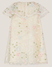 Baby Floral Embroidered Swing Dress, Multi (MULTI), large