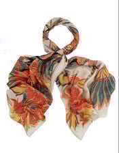 One Hundred Stars Crane Print Lightweight Scarf, , large