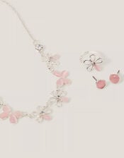 Floral Butterfly Jewellery Set, , large