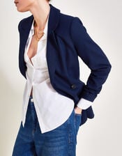 Mabel Double-Breasted Jacket, Blue (NAVY), large