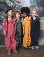 Töastie All Season Waterproof Dungarees, Pink (PINK), large