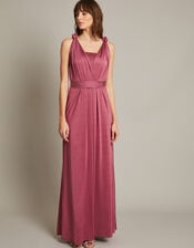 Thea Multiway Bridesmaid Dress, DARK PINK, large
