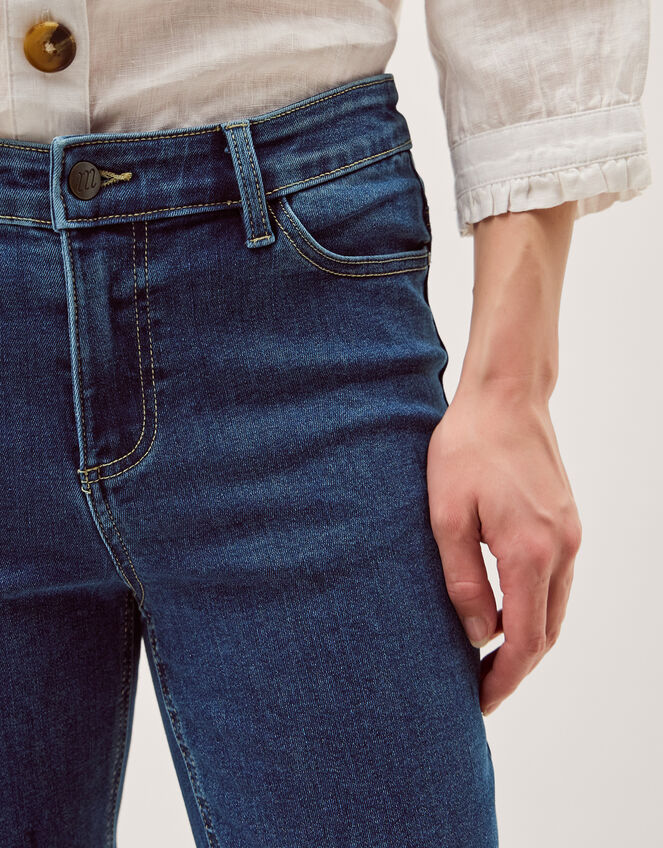 Idabella Crop Skinny Jeans, Blue (MID AUTHENTIC BLUE), large