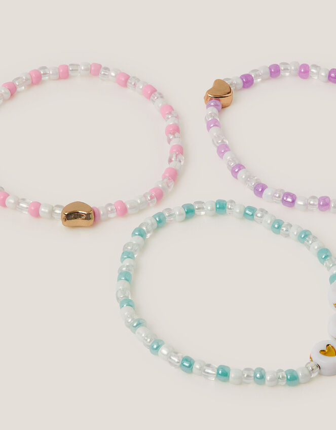 3-Pack Beaded Friendship Bracelets, , large