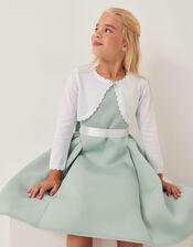 Maeve Bow Button Cardigan, Ivory (IVORY), large