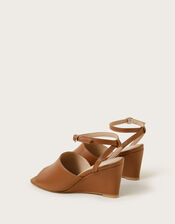 Wedge Sandals, Tan (TAN), large