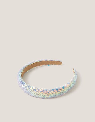 Frosted Sequin Headband, , large
