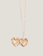 Unicorn Heart Locket Necklace, , large