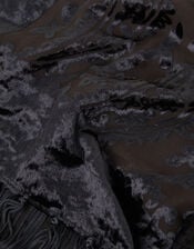 Rosa Devore Fringe Scarf, , large