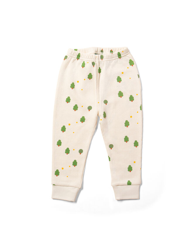 Little Green Radicals Tree Pyjamas Set, Cream (CREAM), large
