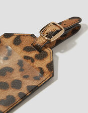 Leopard Print Luggage Tag, , large