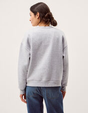 Portobello Road Slogan Sweatshirt, Grey (GREY), large