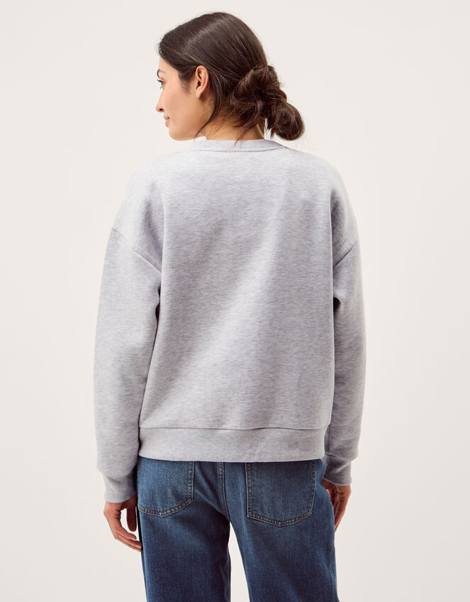 Portobello Road Slogan Sweatshirt, Grey (GREY), large