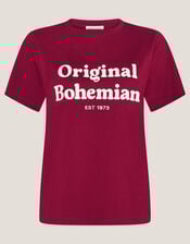 Sloan Original Bohemian Slogan T-Shirt, Red (RED), large